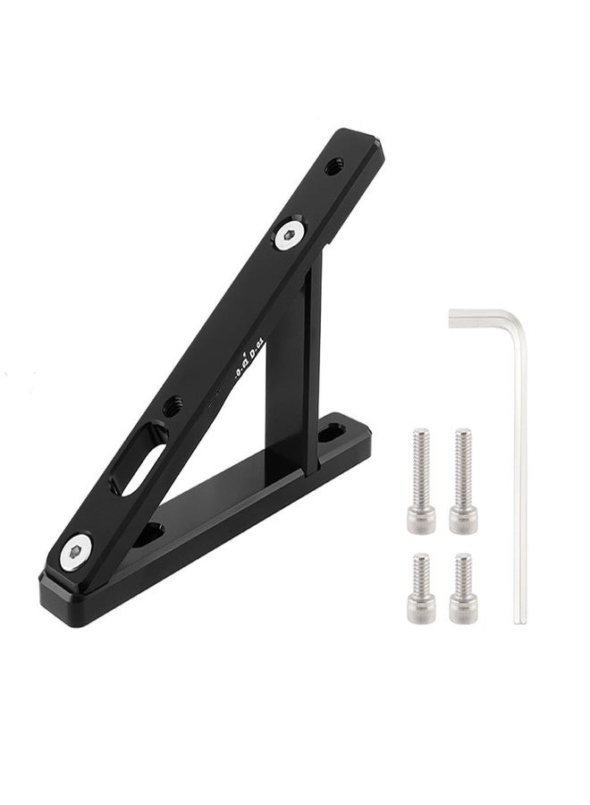HOUSON Lightweight Aluminum Alloy Water Bottle cage Adapter - Height Adjustable for MTB/Road Bikes (100x63.7mm) - Rust-Proof Stainless Steel Screws - Image 1