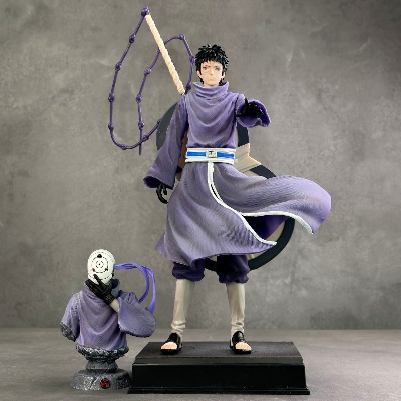 Naruto Anime Obito Uchiha Standing Statue PVC Figure - Image 1