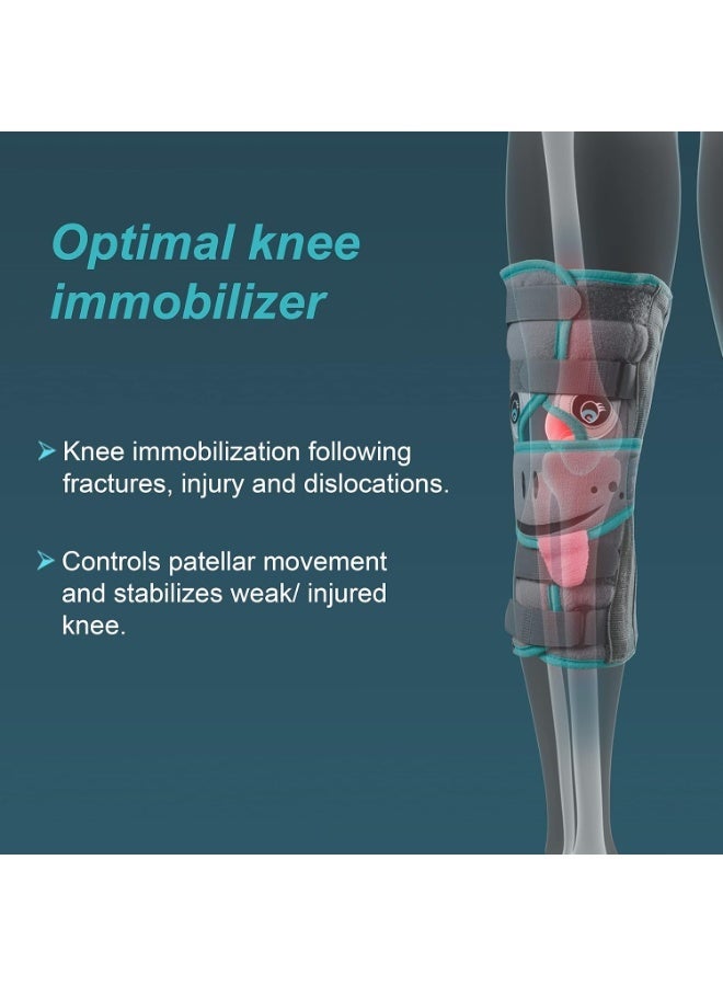 TYNOR Knee Immobiliser, Grey, Child, 1 Unit - Image 3