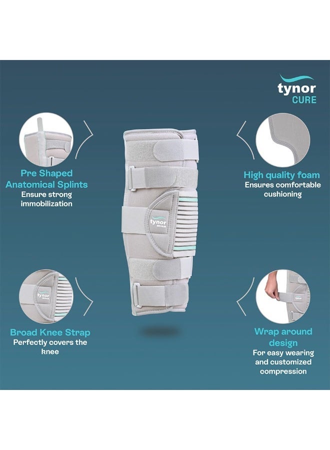 TYNOR Knee Immobiliser, Grey, Child, 1 Unit - Image 4