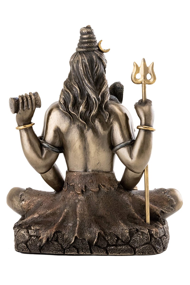 Top Collection Shiva in Padmasana Lotus Pose Hindu Statue Figure Figurine Buddha - Image 3