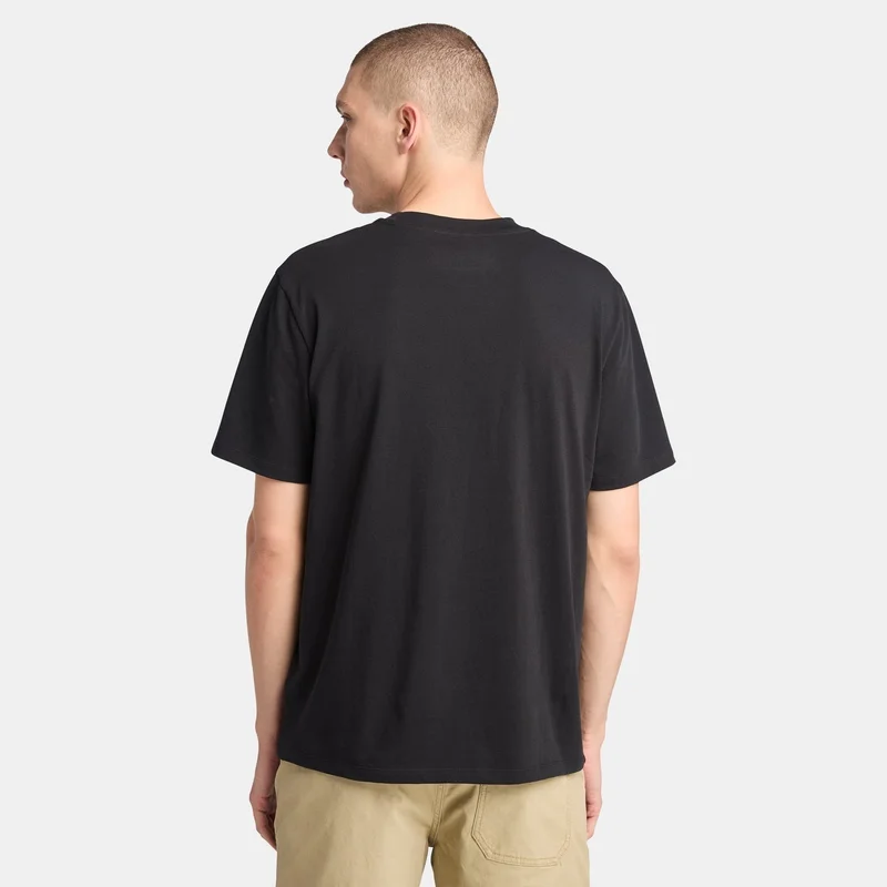 Timberland Men's Front Seasonal Stack Logo T-Shirt