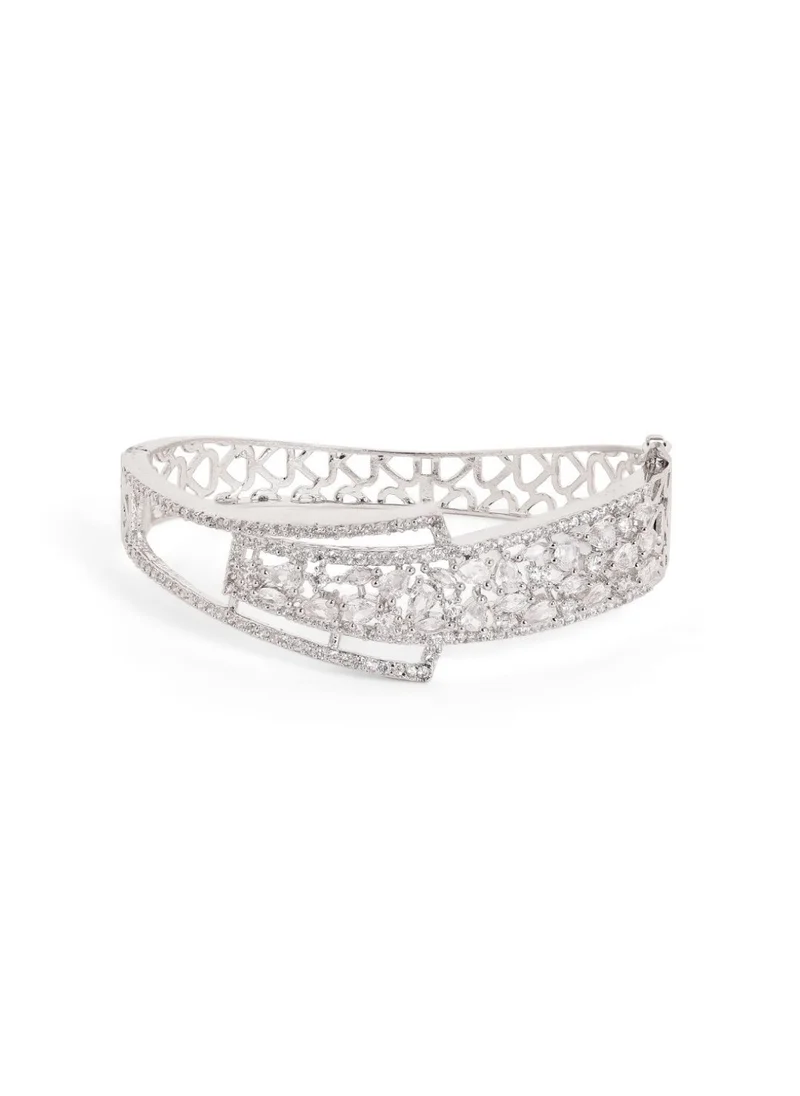 برياسي Plated American Diamond Wraparound Bracelet