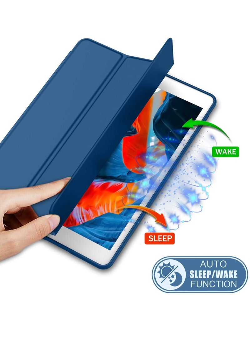 MIGOFAST iPad 9th Generation Case 2021 iPad 8th Generation Case 2020 10.2 Inch with Pencil Holder iPad 7th Gen 2019 Case with Soft Baby Skin Silicone Back Auto Wake Sleep Cover - Image 2