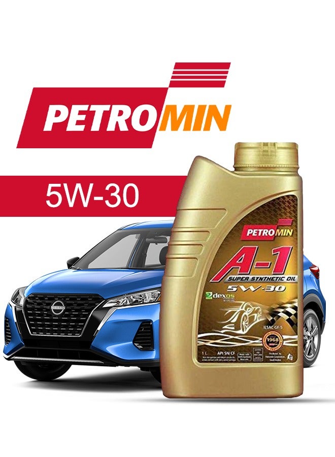 Petromin Engine Oil – For NISSAN Kicks  2024 - 2017, 4 Liter,  5w30 Petromin - With Engine Oil Filter -  2017 2018 2019 2020 2021 2022 2023 2024