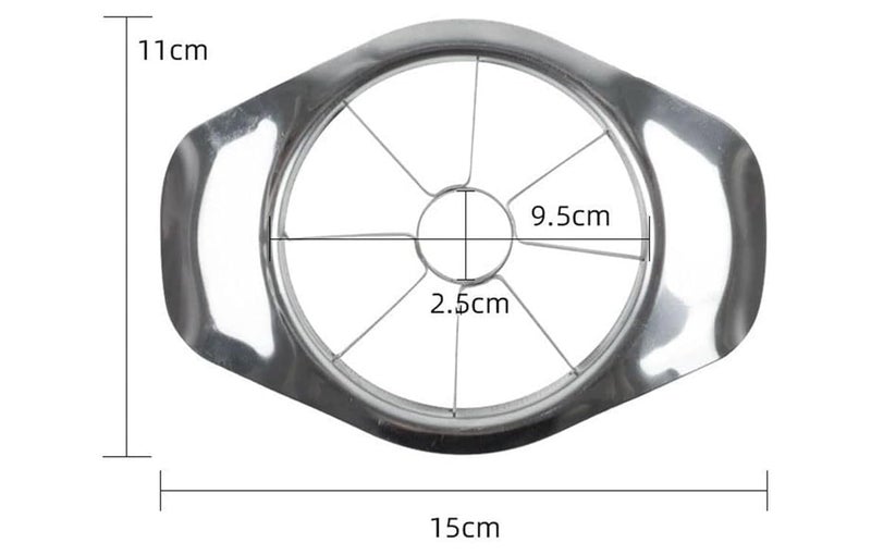 Ervio Apple Cutter with 8 Sharp Stainless Steel Blades & Non-Slip Handle | Apple Slicer Fruit Cutter for Kitchen | Easy & Quick Fruit Slicing Tool for Apples, Pears & More - Image 5
