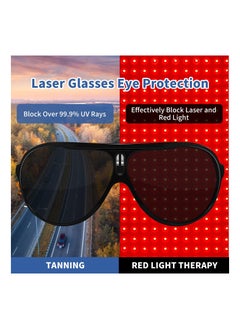 Y&D Laser Glasses Eye Protection, Safety IPL 200-2000nm, Red Light Therapy Glasses, Ipl For Cosmetology Operator Protection And Hair Removal Treatment (2 Pcs)  - Image 3