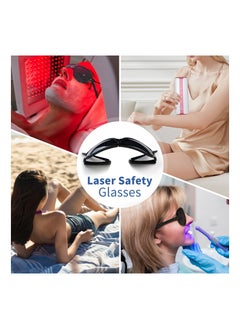 Y&D Laser Glasses Eye Protection, Safety IPL 200-2000nm, Red Light Therapy Glasses, Ipl For Cosmetology Operator Protection And Hair Removal Treatment (2 Pcs)  - Image 2
