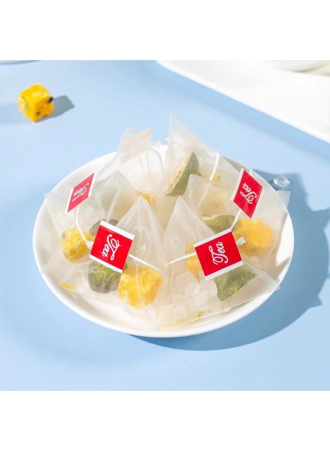 AUSPITEE Passion Fruit & Citrus Tea Bags - 7.05 oz & 40 Tea Bags, Natural, Freeze - Perfect for a Refreshing Drink, Decaffeinated - Image 3