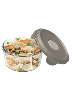 Maped Picnik Adult Lunch Box Glass Square Grey  - Image 2
