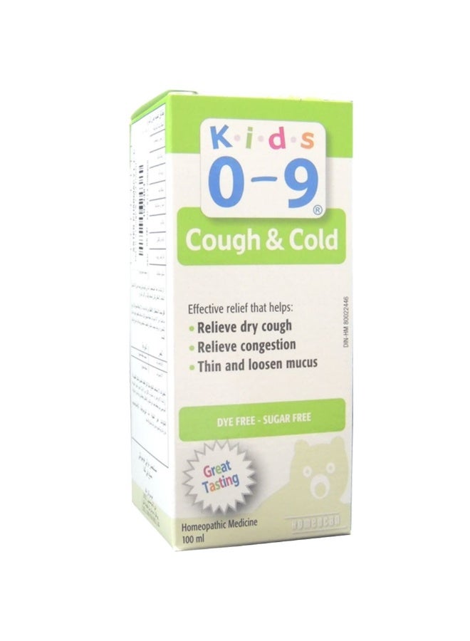 Kids 0-9 Cough And Cold 100 ML