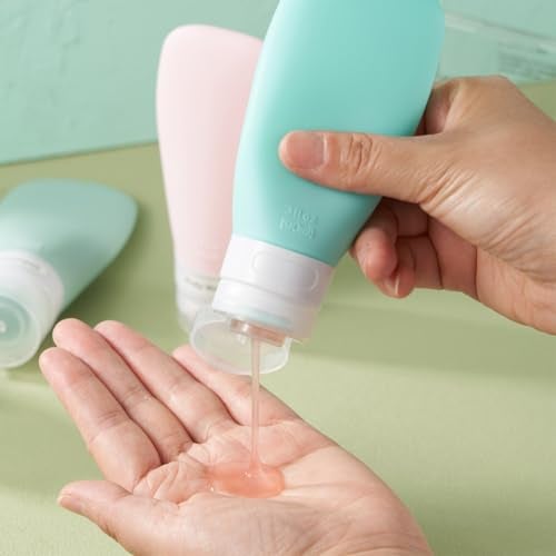INSFIT Travel Bottles - TSA Approved 3oz Leak Proof Containers for Toiletries, BPA Free Refillable Accessories 4 Pack - Image 4
