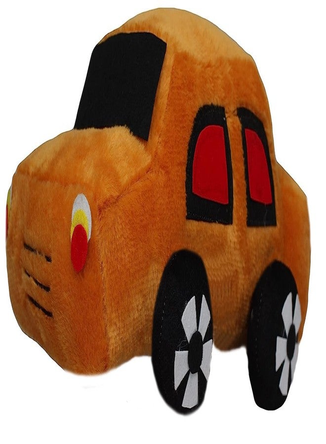 Tickles Soft Stuffed Plush Car Toy for Kids Room (Color: Orange Size: 31 cm) - Image 3