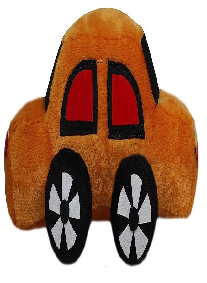 Tickles Soft Stuffed Plush Car Toy for Kids Room (Color: Orange Size: 31 cm) - Image 2
