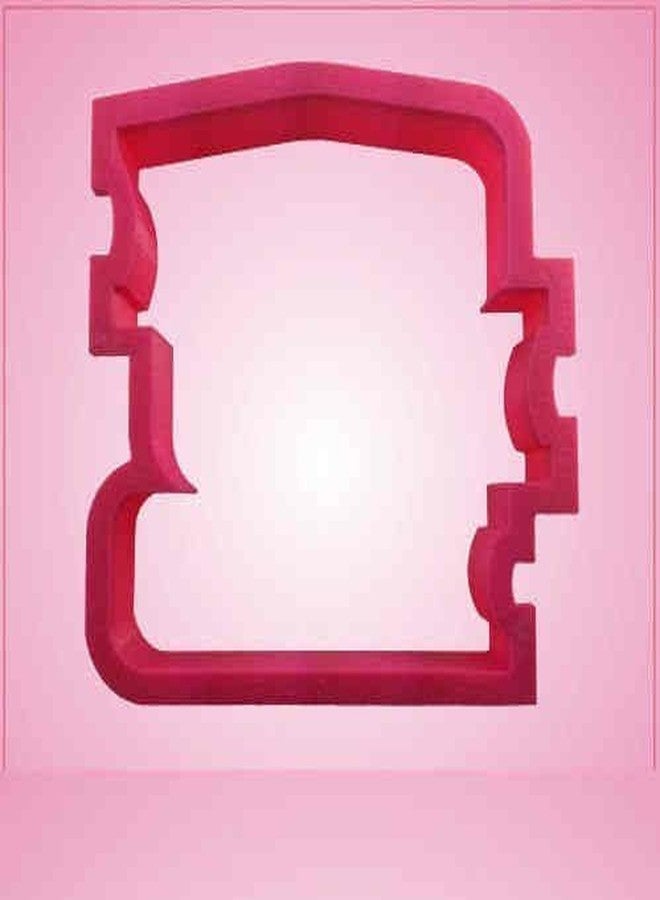 Pink Books Stacked Cookie Cutter