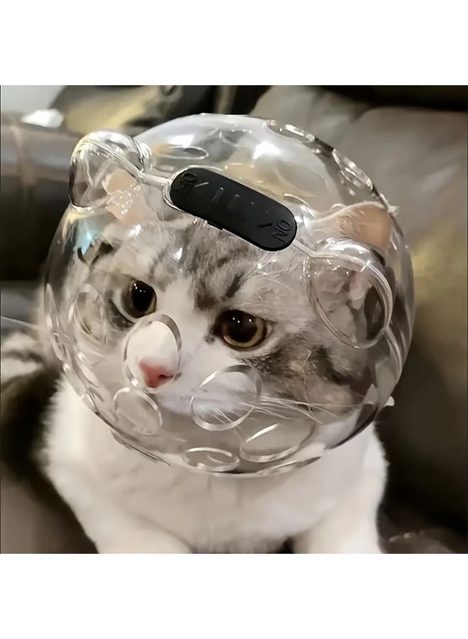 Large Cat Anti Bite Headgear And Paw Shoes Reusable Breathable Pet Mask For Grooming - Image 3