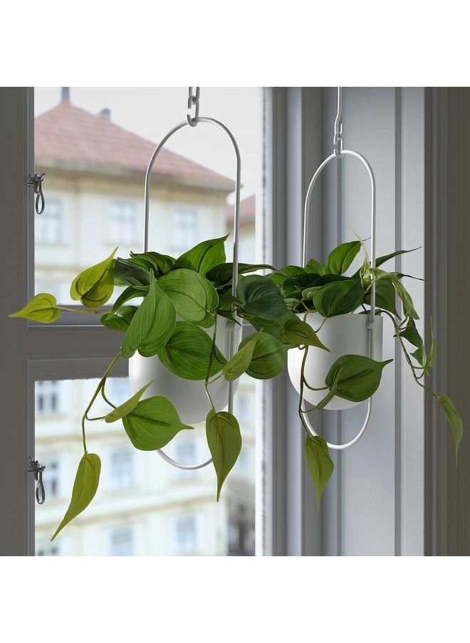 Zaboon Artificial Potted Plant, In/Outdoor Golden Pothos/Hanging, 12 Cm  - Image 2