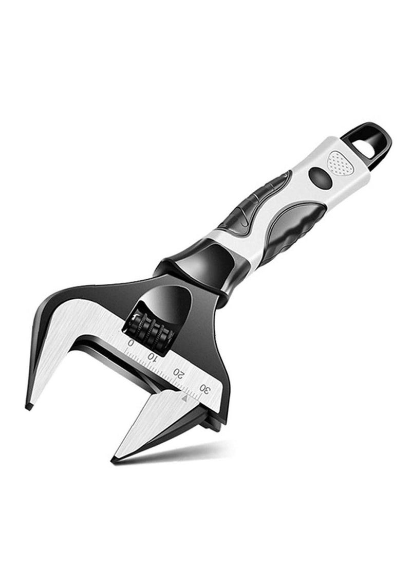 KASTWAVE Multifunction Adjustable Spanner with Scale, Large Opening Universal 6inch Pipe Bathroom Repair Hand Tools Home Essentials - Image 1