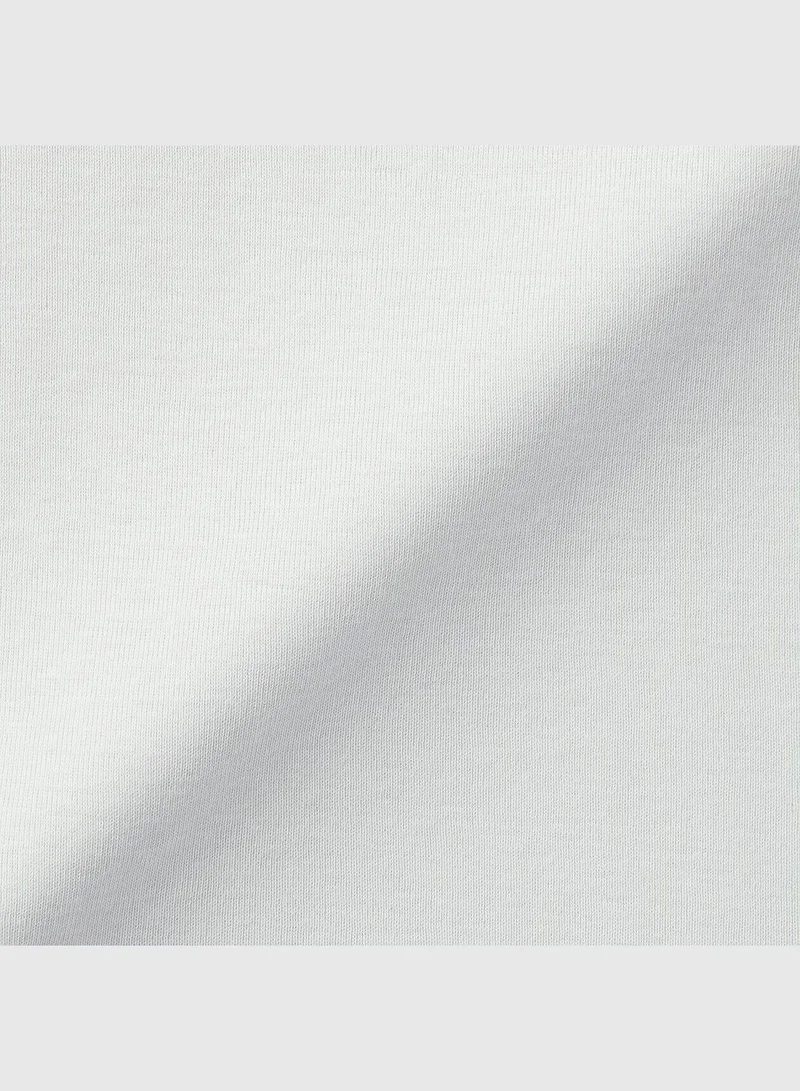 MUJI Moisture Wicking Cotton Crew Neck Short Sleeve T-Shirt