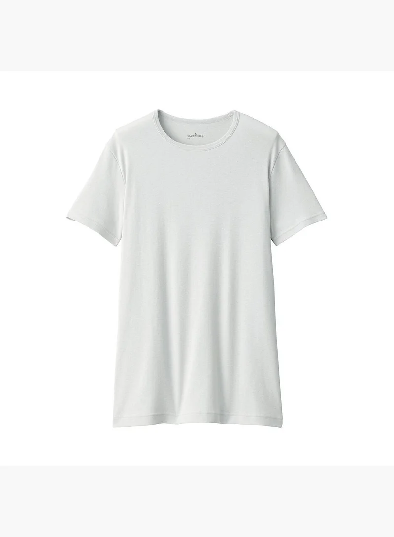 MUJI Moisture Wicking Cotton Crew Neck Short Sleeve T-Shirt