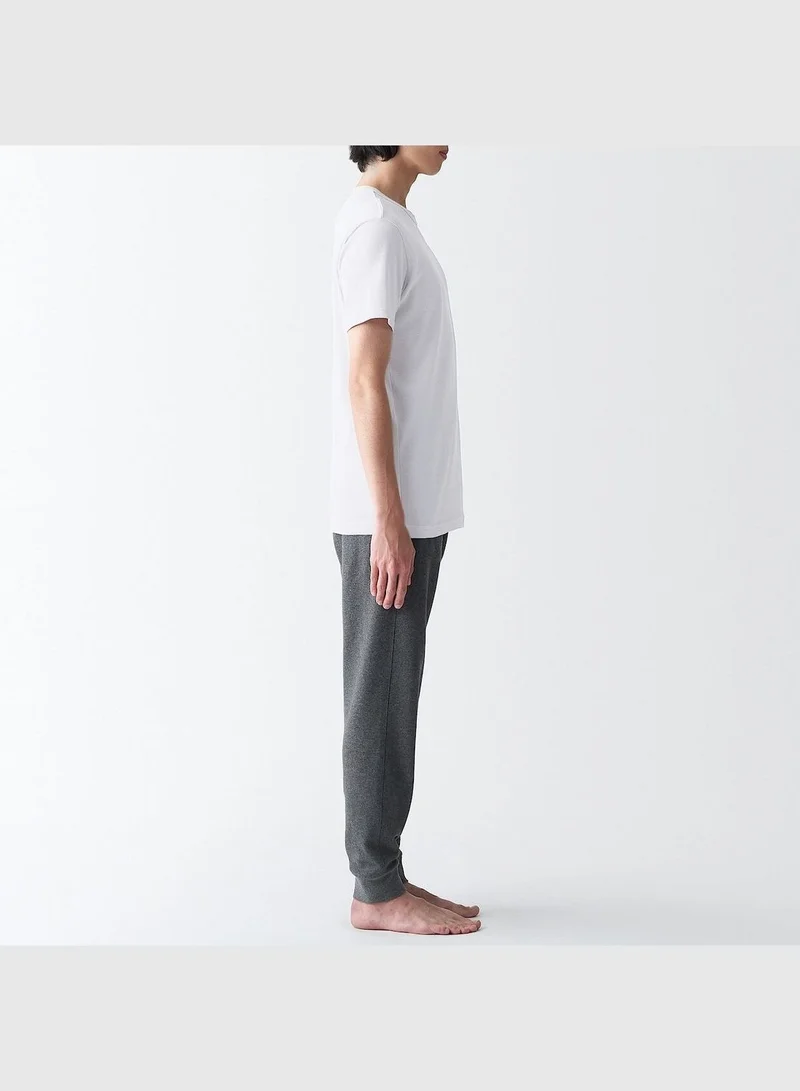MUJI Moisture Wicking Cotton Crew Neck Short Sleeve T-Shirt