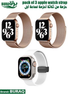 Apple Watch Band Strap For Apple Watch Ultra 2/Ultra 49mm, Series 10 46mm, 9/8/7 45mm, SE2/SE/6/5/4 44mm, 3/2/1 42mm
