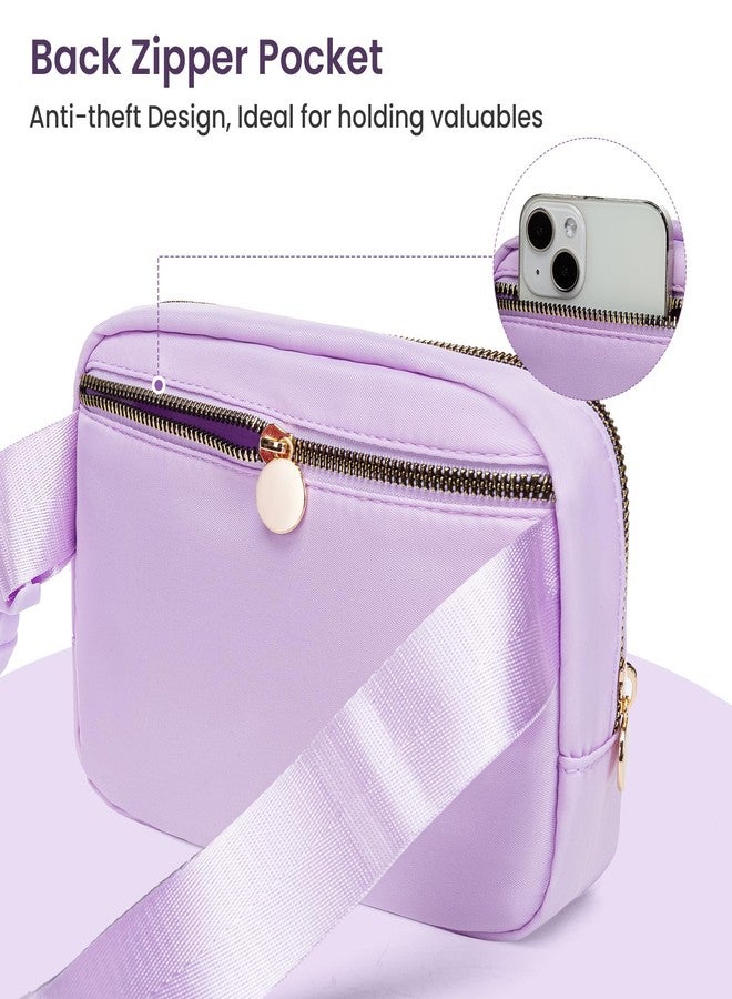 YQE Birthday Gifts for Girls, 4 5 6 7 8 9 10 11 12 13 Year Old Girl Gifts for Teens Kids Daughter Sister Her,Cute Fanny Pack Belt Bag Crossbody Bag Trendy Stuff for Girls Women Teen, Purple, 8 X 2 X 5.5 - Image 4