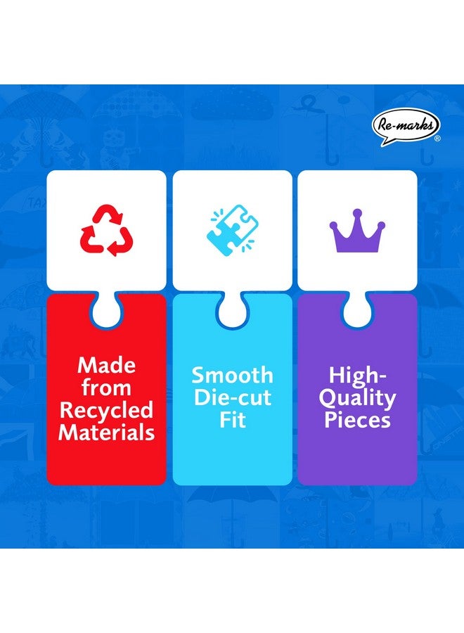 Re-marks Rainy Day Collage Puzzle, 1000-Piece Puzzle for All Ages - Image 4