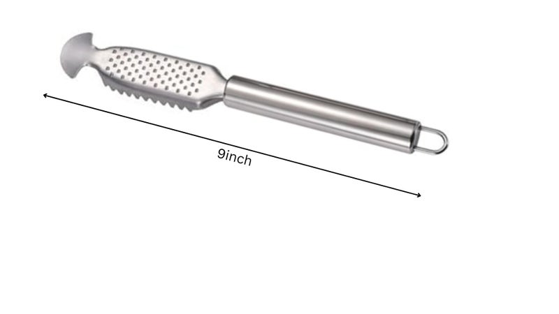 OLRADA Fish Scaler Brush Fish Scaler Remover with Stainless Steel Sawtooth Fish Descaler Tool for Family Kitchen Seafood 2Pcs - Image 2