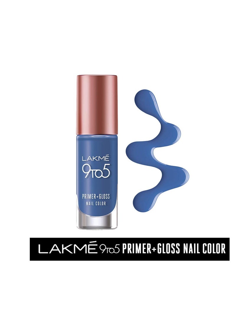 LAKME - Lakmé 9 To 5 Primer   Gloss Nail Colour and Lakmé 9 To 5 Primer   Gloss Nail Colour Combo - Image 1