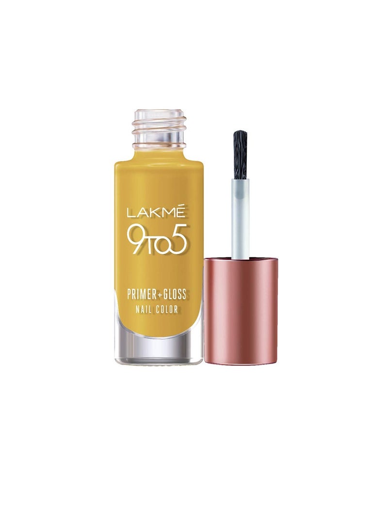LAKME - Lakmé 9 To 5 Primer   Gloss Nail Colour and Lakmé 9 To 5 Primer   Gloss Nail Colour Combo - Image 1