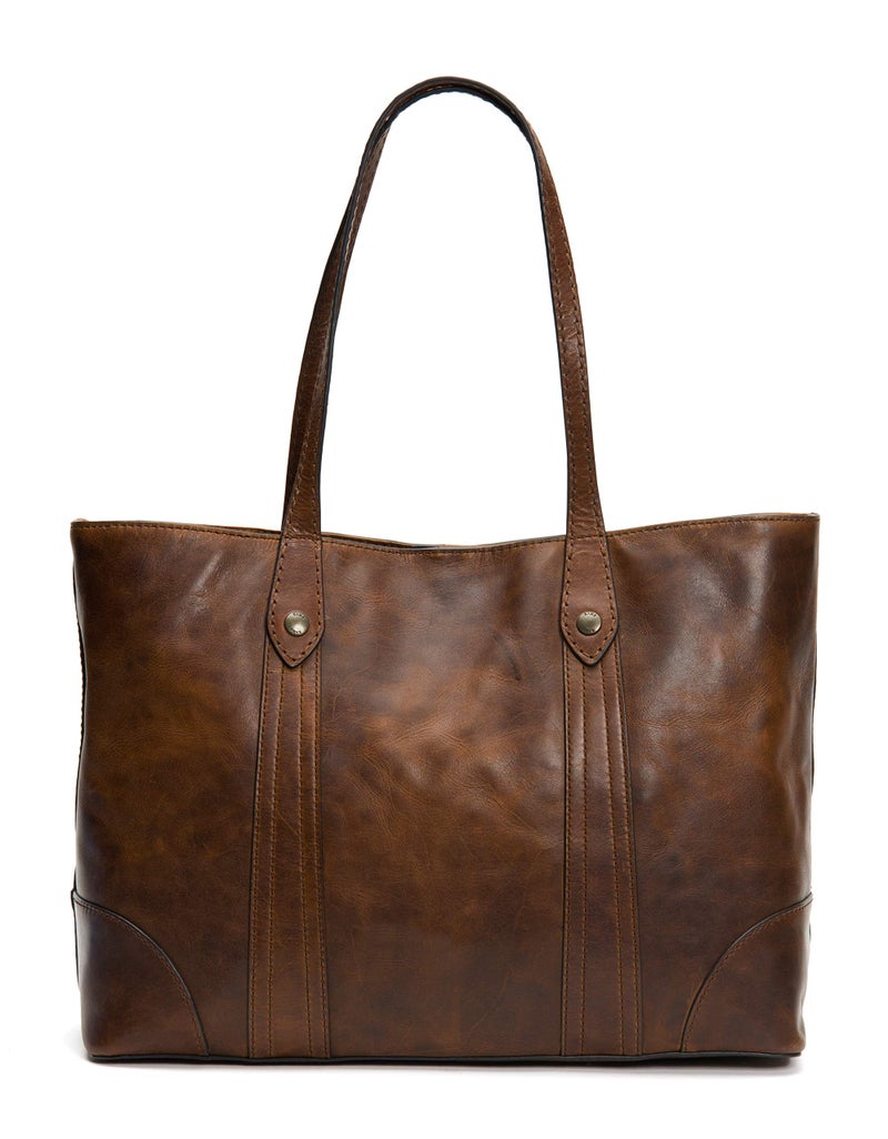Frye womens Melissa Shopper Tote Shoulder Handbag, Dark Brown, One Size US - Image 5