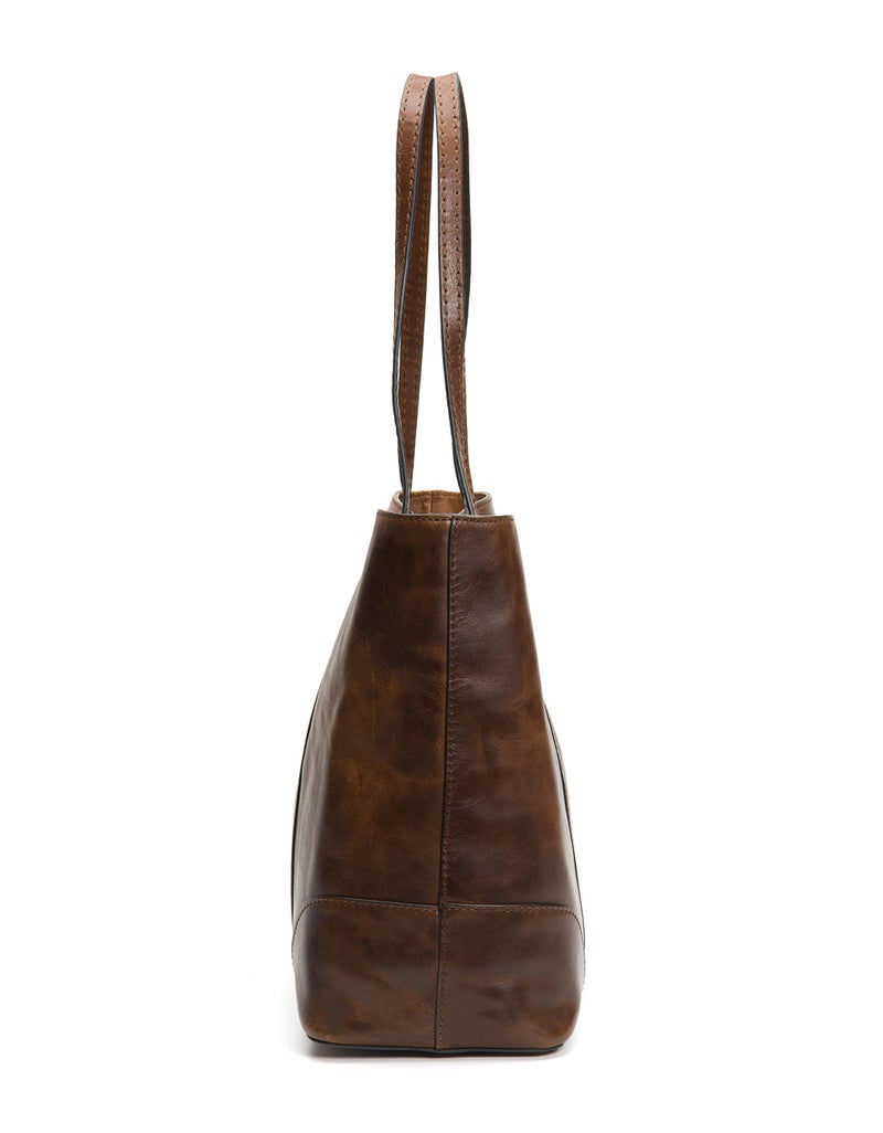 Frye womens Melissa Shopper Tote Shoulder Handbag, Dark Brown, One Size US - Image 3