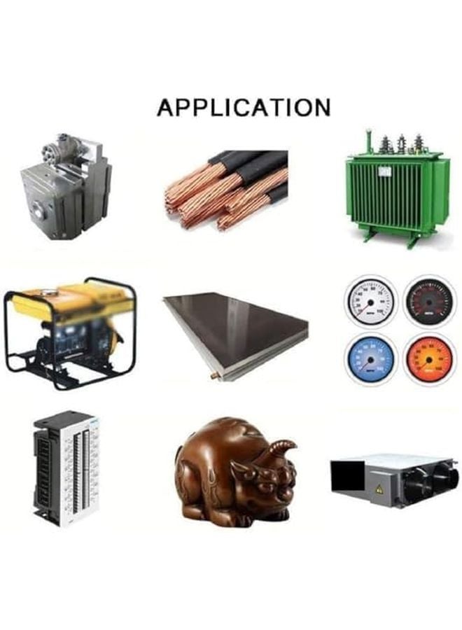 Pure Copper Sheet Metal Plate 20x300mm DIY Material Round Bar Rod Cylinder - Image 5