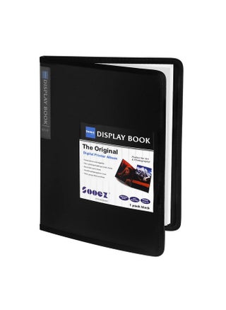 30-Pocket Binder With Plastic Sleeves 8.5X11" (Black), Heavy Duty Art Portfolio Folder With Clear Sheet Protectors, Display 60 Pages, Presentation Book For Artwork, Document Organizer - pzsku/Z8F54FD5665AAC2F76183Z/45/_/1733731600/55375a8b-4c4f-41b7-a39f-c83fe899933d