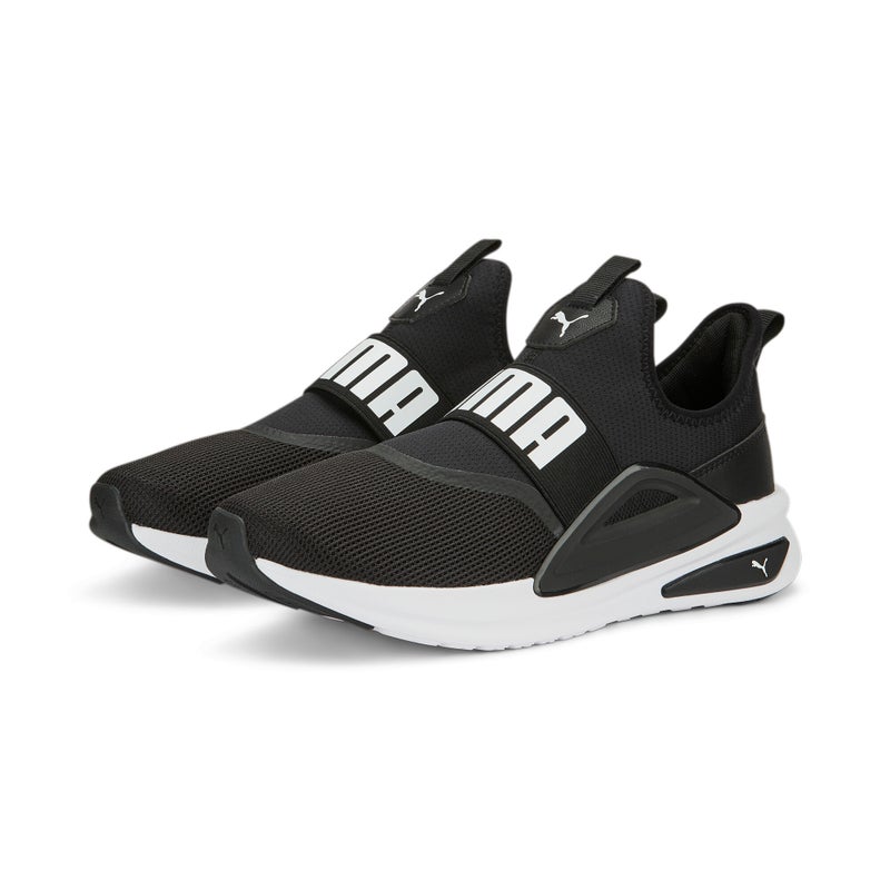 PUMA Softride Enzo Evo Mens Black Slip-On Shoes - Image 5