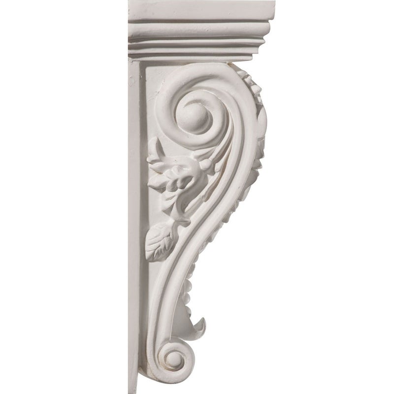 Ekena Millwork COR05X03X08ED 5 1/4-Inch W x 3 1/4-Inch D x 8 3/8-Inch H Edinburgh Corbel , White - Image 4