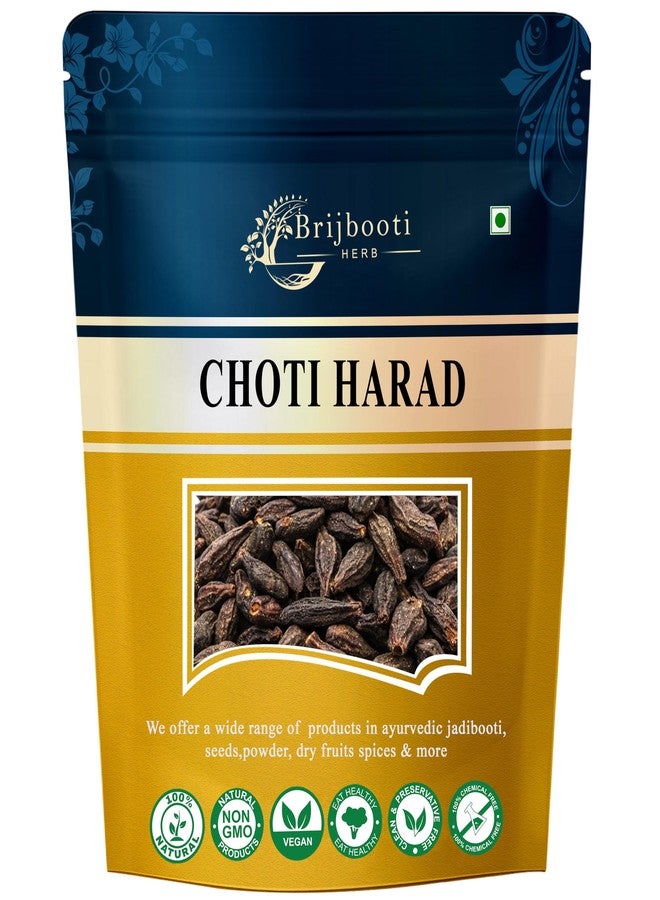 Brijbooti Harad Choti 200 Gram - Haritaki - Kadukkai - Karakkaya - Alalekayi - Kadukka - Haritaki Choti - Image 1