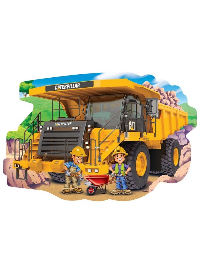 MasterPieces Floor Puzzle Jumbo Size 36 Piece Jigsaw Puzzle For Kids Caterpillar Dump Truck Tractor 3Ftx2Ft - Image 3