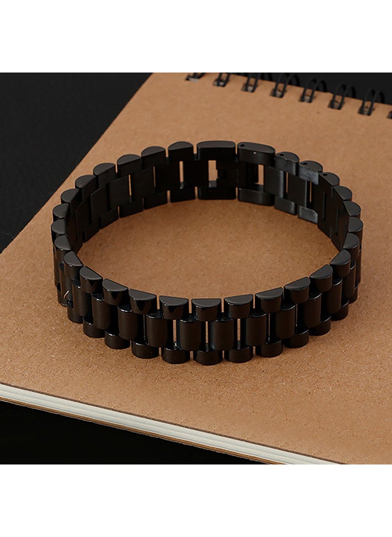 Black 316 L Steel Shiny and Matte Men's Bracelet EH89SY - pzsku/Z8F55638A95D5B38B3BC6Z/45/_/1731221390/305f24d0-767e-4586-be79-d28a51c957a0