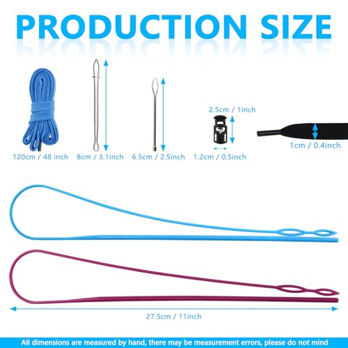 BDS-HOME 24pcs 12colors Flat Drawstring Cord Replacement, Clothing Hoodie Drawstring with Three Drawstring Threading Devices, Sweatshirt, Sweatpants, Casual Pants, Rope Replacement (48inch Long) - Image 2