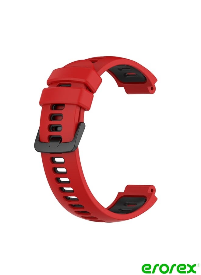 erorex - Watch Band For Garmin Approach S5 Two-Color Silicone - Image 1