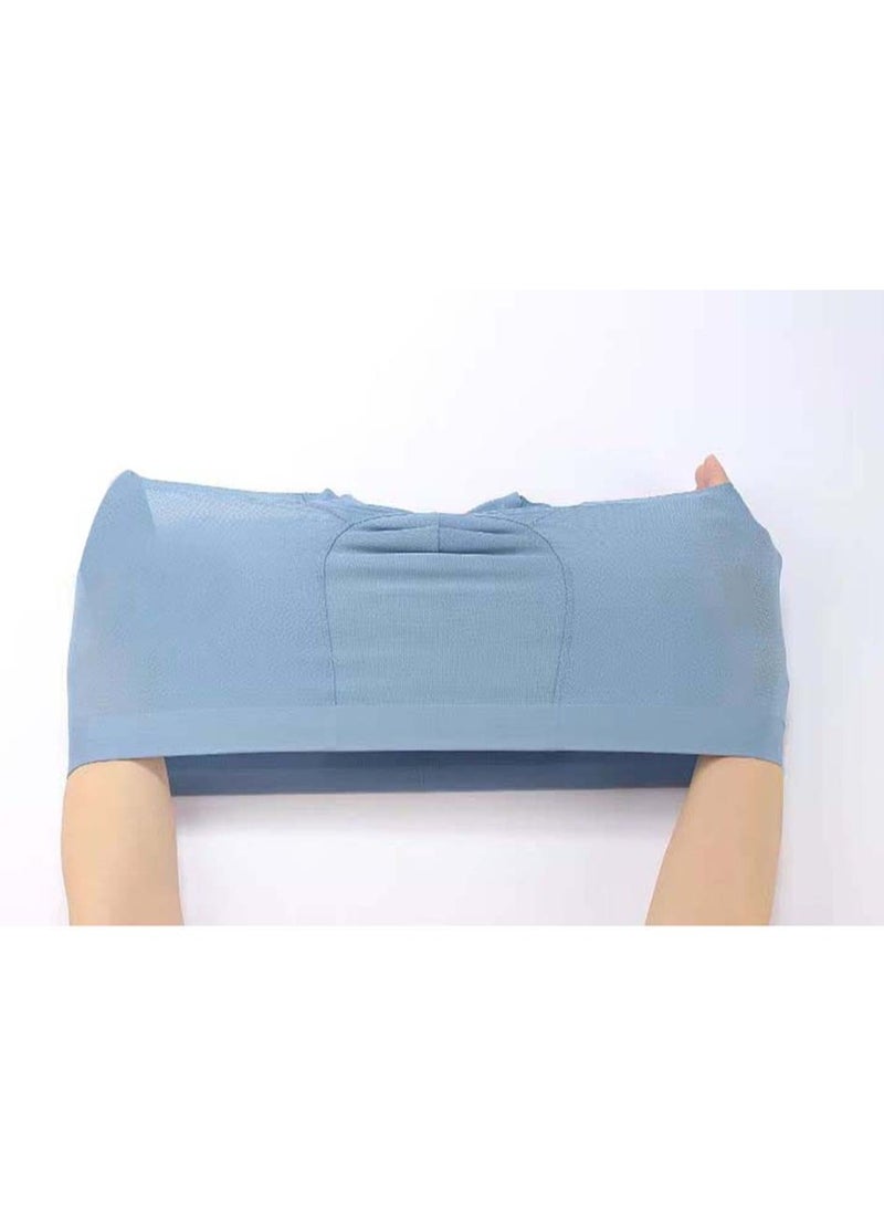 3Pcs Mens Ice Silk Mesh Breathable Underwear Panties Absorbent Soft 3D Ultra Thin Comfortable Men Boxer Briefs XL - Image 2