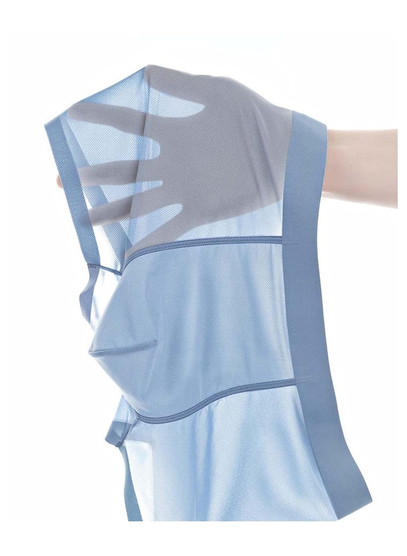 3Pcs Mens Ice Silk Mesh Breathable Underwear Panties Absorbent Soft 3D Ultra Thin Comfortable Men Boxer Briefs XL - Image 3