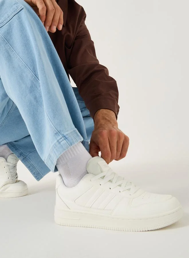 Styli Styli Stripe Skate Board Platform Sole Sneakers