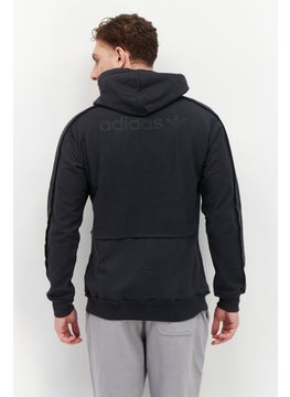 adidas Originals Men Sportswear Fit Outdoor Hoodie, Carbon Black  - Image 2