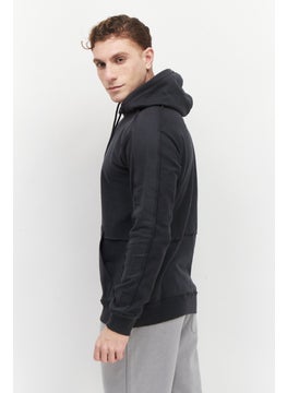 adidas Originals Men Sportswear Fit Outdoor Hoodie, Carbon Black  - Image 4