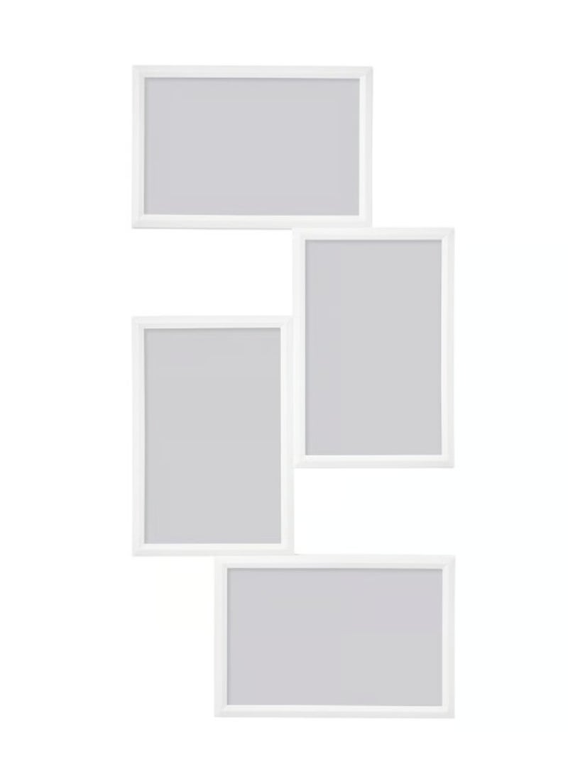 أيكيا إطار صور مجمعة من YLLEVAD لأربع صور - أبيض - 21 × 41 سم. - Image 1