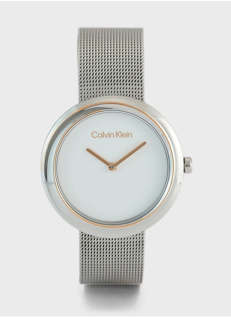 CALVIN KLEIN Twisted Bezel Analog Watch