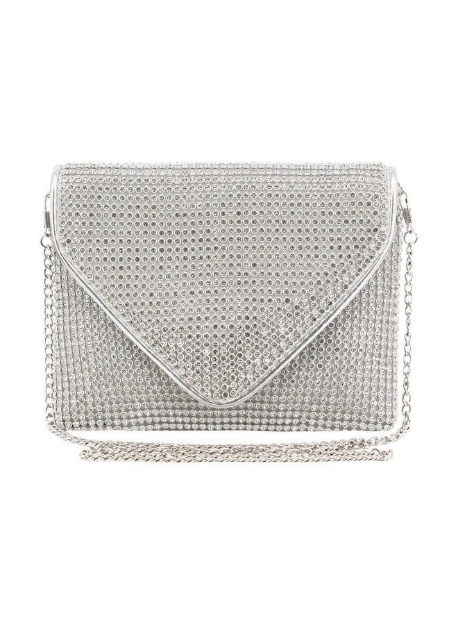 Naimo Bling Crystal Rhinestone Crossbody Bag Diamond Evening Clutch Envelope Handbag Cell Phone Purse For Party Prom - Image 1